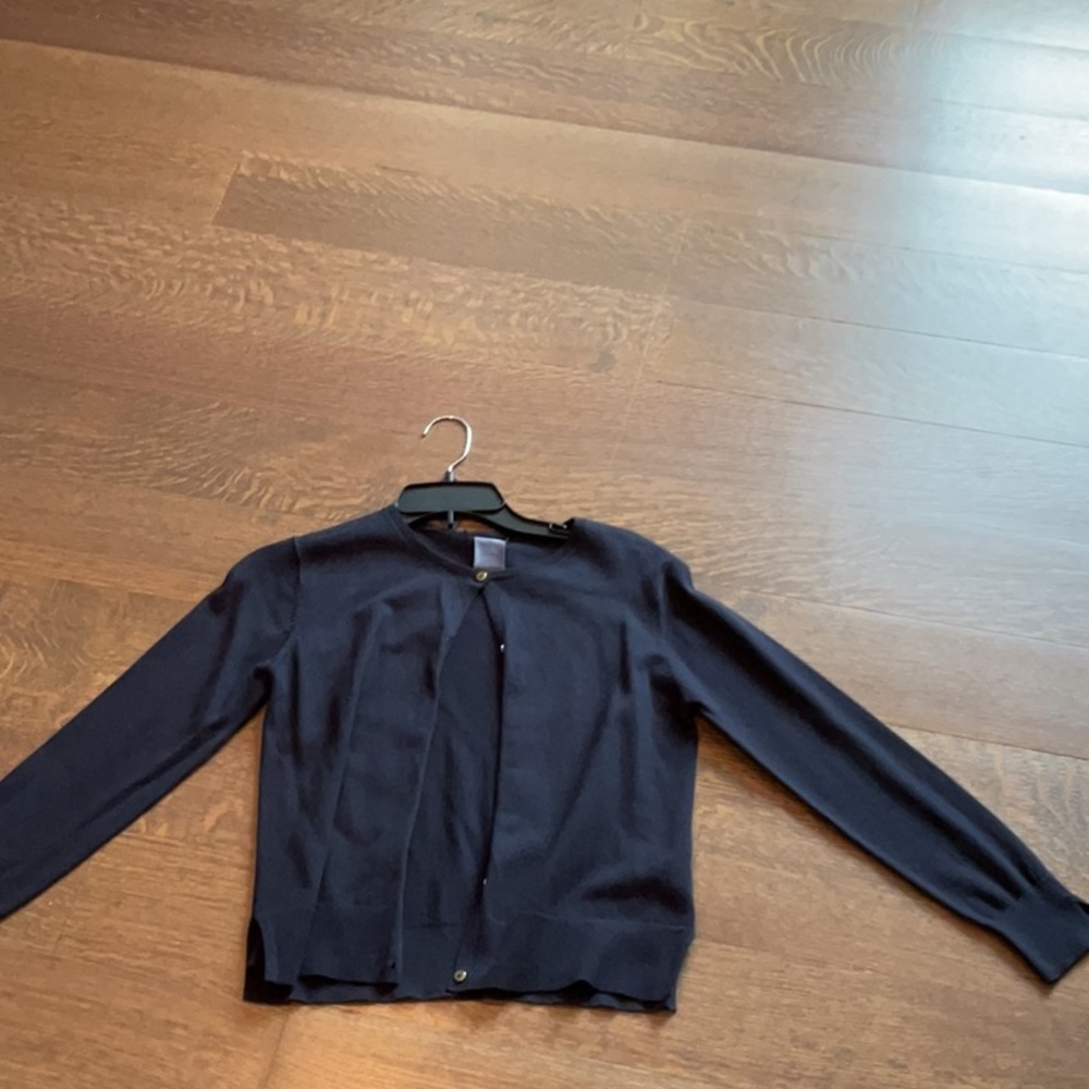 Navy Blue Cardigan Sweater